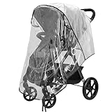 Universal Rain Cover for Pushchair, Rain Cover for Pram, Pram Rain Cover with Window for Waterproof, Protect from Sun Dust Snow Fit Most Strollers