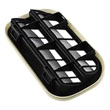 Honseadek Rear Wind Air Outer Grille for Ford Fiesta 2006-2013 and for Mondeo MK3 2006-2013 | Direct Replacement Plastic Inlet Grille | Part Number 4858452 YF1A-54280B62-AE