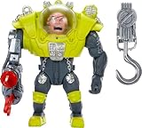 Mattel Street Sharks Action Figure with Spring-Fired Speargun Accessory, Dr Piranoid Collectible Toy Inspired by 90s TV Villain, 6-Inch