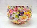 Heron Cross Pottery olde England chintzy open sugar bowl