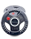 imperial fitness 2 X 2.5KG Olympic weight plates coated in rubber Functional weight plates Pair of 2.5kg weights