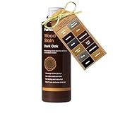 Furniture Clinic Wood Stain (Dark Oak) – Fast Drying, Highly Concentrated, and Easy-to-Apply Wood Stain for All Indoor & Outdoor Wood – Water Based & Non-Toxic – 250ml