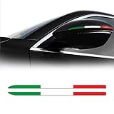 4R Quattroerre.it Stripes Adhesive Strips Tricolour Italy Compatible for Alfa Stelvio Mirrors