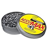 Webley AccuMAX Heavy Pellets .22 21.14gr 5.5mm Airgun Domed [200]