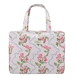 Cath Kidston Wash Bag, Two Part Toiletry & Cosmetic Bag, Beauty Organiser, See-Through Waterproof Zipped Compartments, Travel Size, Vegan and Cruelty Friendly, Gift for Her