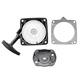 MCHNIC Recoil Pull Starter with Claw Pawl Gasket for 33cc 43cc 52cc 62cc Hyundai HYBC5200 Brush Cutter Strimmer Trimmer Hedge Lawnmower