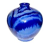 Cobridge (from Moorcroft stoneware pottery blue vase