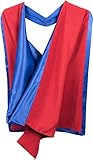 University Academic Graduation Hood (Masters/PhD) Hood/Cape Only for Doctoral/PostGraduate, One Size UniSex, Traditional Design (Red with Royal Blue)