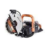 R260DCT-Li Cordless 260mm Disc Cutter with Automatic Water-Fed Dust Suppression and Premium Thin Kerf Diamond Blade, Cut Off Saw, for Cutting Concrete, Stone, Brick, Roof Tile & More