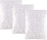 Anzeho Fishbowl Beads for Crunchy Slime, 7mm Vase Filler, DIY Crafts Supplies for Homemade Slime, Kid's Craft, 120g, Transparent