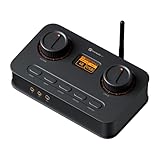 Fosi Audio K7 DAC Headphone Amp, Desktop USB C Digital to Analog Audio Converter for Workspace and Gaming PC PS5, Optical/Coaxial/Bluetooth aptX HD LL/Microphone Input, 3.5/4.4mm Balanced/RCA Output