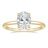 EAMTI 3CT 925 Sterling Silver Engagement Rings Oval Cut Solitaire Cubic Zirconia CZ Wedding Promise Rings for Her Wedding Bands for Women Size 3-11, Sterling Silver, Cubic Zirconia