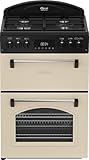 Leisure CLB60GCC 60cm Wide Classic Range Style Gas Cooker - Cream - A+ Rated, H90 x W60 x D60 (cm)