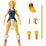 Masters of the Universe Origins & ThunderCats Action Figure, Cheetara Toy, 1980s Crossover, 5.5-inch Posable with Removable Armor, Staff & Mini Comic,JFW94