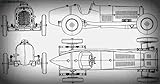 alfa romeo p3 1932 Blueprint Drawing A4 Photo