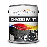 paints4trade Chassis Paint Black - Satin - Protect & Restore Car Vehicle Underbody (5 Litre)