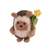 Trimits Needle Felting Craft Kit, Hedgehog, 8 x 7.5cm