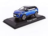 Norev 1:43 Peugeot 3008 GT Black Pack 2021 - Vertigo Blue