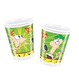 Phineas and Ferb - Party Birthday Drinking Cup Cups 10 Piece