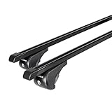 NORDRIVE N15030 Pair of Rail-Top Steel Roof Bars