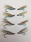 Fly Fishing Salmon Flies SILVER DOCTOR Singles sizes 6 & 12, Pack of 8#152A