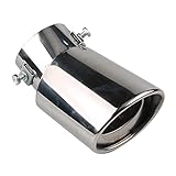 Exhaust Tip Tail For Vauxhall Corsa D E (2006-2019) Hatchback Car Rear Tail Throat Accessories Stainless Steel Exhaust Pipe Muffler Tailpipe Tip,B