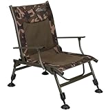 Fox Duralite Recliner Carp Fishing Camo Khaki Arm Chair CBC121