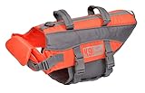 K9 Pursuits High Visibility Easy Grab Float Coat Life Jacket, Medium, Orange