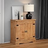 Corona 2 Door Sideboard Small Cupboard Solid Pine Mexican