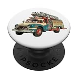Vintage Tonka Trucks 1956 Sdesignl Pumper Fires Truck PopSockets Swappable PopGrip