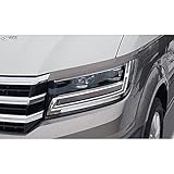 RDX Racedesign Head light spoilers compatible with Volkswagen Crafter & MAN TGE 2017- (ABS)