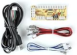 owootecc Zero Delay USB Encoder Arcade Game DIY Parts Kit for PC, Raspberry Pi 4/3 / 2/1 Model B with RetroPie,Arcade MAME JAMMA Game Project