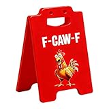 Acrylic Rooster Table Sign - Decorative Novelty Ornament with Chicken Design for Home or Office Display, Table Decor for Den Dorm Meeting Space, Acrylics, Pack to Workstation 6inch