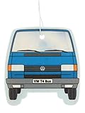 BRISA VW Collection - Volkswagen Air Freshener, Room Freshener, Deodorizer for Cars T4 Bus Campervan Motif (Bus Front/Fresh/Blue)