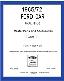 1965-72 Ford Car Master Parts and Accessory Catalog