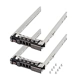 2 Pack Hard Drive Caddy 8FKXC 08FKXC SSD Mount 2.5" HDD Holder with Mounting Screws Hard Drive Bracket Compatible for Dell PowerEdge R610 R620 R710 T710 R720 R815 R820 R630 T630 R730