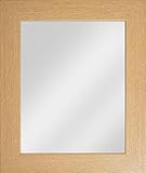 Frame Company Watson Range Framed Mirror, Beech, 30x20-Inches