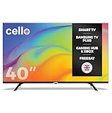 Cello C4025TZ Frameless 40 inch Full HD Large Smart TV Powered by Samsung Tizen Operating System Cloud Gaming without Console - Bluetooth, HDMI, USB & Wi-Fi Connectivity - 2025 Model Made in UK