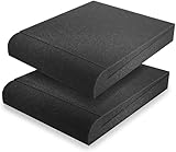 Acoustic Isolation Pads, Studio Monitor Isolation Pads, Pair of Two High Density Studio Monitor Isolation Pads Pair for 5 Inch Monitors