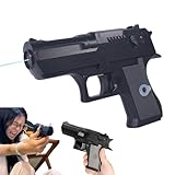 Prank Water Gun, Two-Way Water Gun Water Pistols for Kids, Manual Water Soaker Gun Reverse Water Guns, Reverse Guns Pranks Battle Water Toy Waters (Black 1pcs)