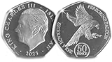 Isle Of Man 2023 Peregrine Falcon 50p