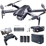 CHUBORY X10 PRO GPS Drone with Camera for Adults 4K UHD, 90 Min Long Flight Time,3280 FT Long Control Range, Auto Return, Follow Me, Brushless Motor, RC Quadcopter for Beginners(<250g)