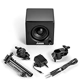 Alesis Nitro Amp 70W 3" Compact Drum Monitor Speaker for Practice and Lessons, Rack-Mountable with Clamps included