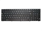 RTDPART Laptop Keyboard For MEDION ERAZER P7651 MD60862 Black With Frame INTERNATIONAL English UI