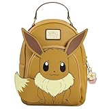 Loungefly Pokemon - Eevee - Mini Backpack - Premium Vegan Leather - Gift Idea - Official Merchandise - for Boys, Girls Men and Women - Anime Fans