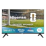 Hisense 32" 32E4QTUK HD LED TV with Freely - Direct Lit LED, Dolby Audio, Natural Colour Enhancer, Games Mode, Sports Mode with Freely, Disney +, YouTube, Netflix