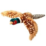 House of Paws Dog Toy - Super Soft Plush Squeaky Fun Small Pheasant