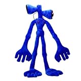 DOUBLE LUCKY Siren Head Plush Toys Limbs Movable Plush Toy Anime Doll Whistle Man Funny Doll，Plush Toys for Home Party Gift Birthday Gift (Klein Blue)