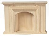 Dolls House Jamestown Fireplace Unfinished Miniature Furniture