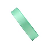 HSTWODE 2 Rolls Satin Ribbon Gift Ribbon 22 m x 25 mm Silk Ribbons Satin Ribbon Rolls Wedding Fabric Ribbon Decorative Ribbon Satin Ribbons for Crafts Gift Packaging (Tiffany Blue)